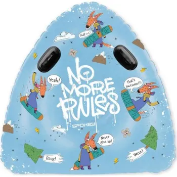 Kluzák Spokey TRIANGLE FOX Nafukovací sněžný kluzák ve tvaru trojúhelníku, modrá K943554