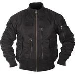 MILTEC Bunda pilotní černá US Tactical Flight Jacket Mil-Tec® Black Velikost: S