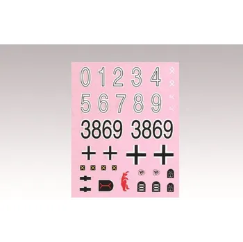 Obtisky na model tanku JagdPanther (Válečné značení na tank JagdPanther)