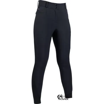 Jezdecké kalhoty Zimní rajtky HKM -KEEP WARM POWERBANK- - Černá - 42
