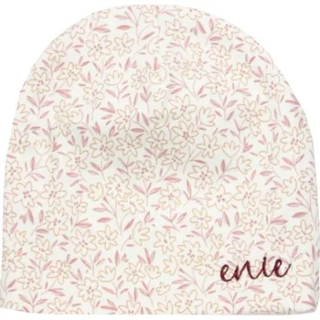 Čepice ENIE BABY dětská čepice Little Leaves 12-16m