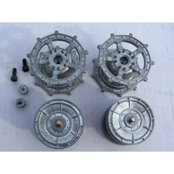 RC náhradní díl Kovová napínací a řídící kola na Kingtiger/Tiger II (na tank Kingtiger/Tiger II 1:16)