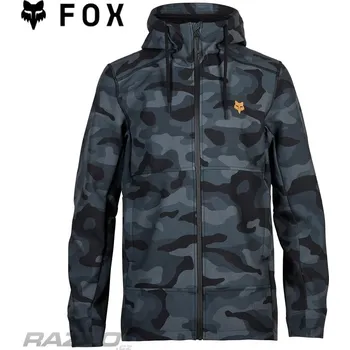 Pánská softshellová bunda Pánská bunda FOX Pit Jacket Camo Black Camo L