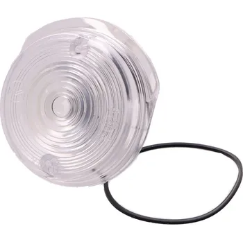 Směrový světlomet 101 Octane Sklíčko blinkru přední 80mm bílé, Simson S50, S51, S70, SR50, SR80, MZ TS 250, ETZ 125, ETZ 150, ETZ 250 40723