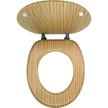 WC sedátko Novaservis Sedátko WC BAMBUS, dýhovaná MDF