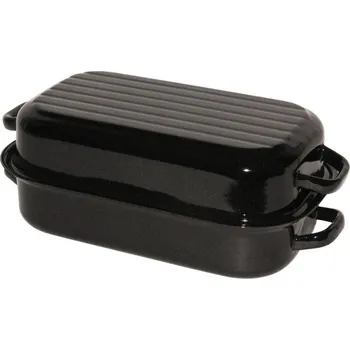 Hrnec Belis Pekáč 40x26cm smalt.povrch 2díl. vlnka