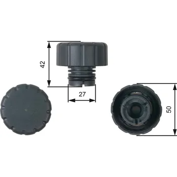 Chladič motoru Uzavírací víčko, nádoba chladiva GATES RC244