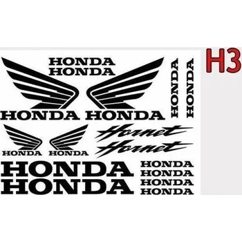 Samolepicí dekorace na vozidlo Samolepky HONDA H3 Bílé