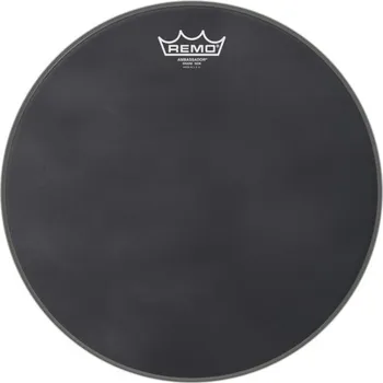 Hudebniny Remo Blána pro bicí Ambassador Black Suede Snare Side14" SA-0814-ES 12402