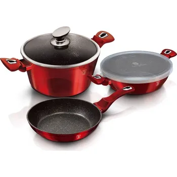 Sada nádobí Berlingerhaus Burgundy Metallic Line BH-6780 5 ks