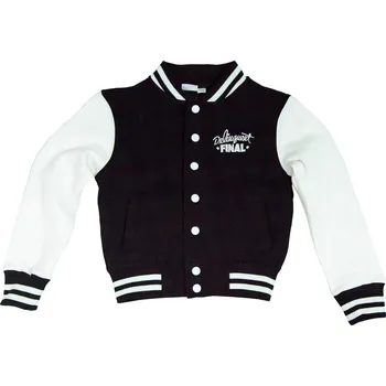 Dívčí bunda Dětská školní bunda FINAL "DELINQUENT" Barva: Černo bílá, Velikost: 110/116