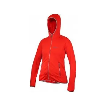 Dámská mikina WARMPEACE RIGBY LADY poppy red XL; Červená bunda + DÁREK DLE VÝBĚRU!