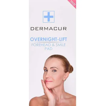 Pleťová maska DERMACUR OVERNIGHT-LIFT / FORHEAD & SMILEPAD Gelová maska na obličej 1 ks
