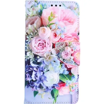 Pouzdro na mobilní telefon Pouzdro iPhone 11 knížkové Kytice 2 (kryt neboli obal na iPhone 11)