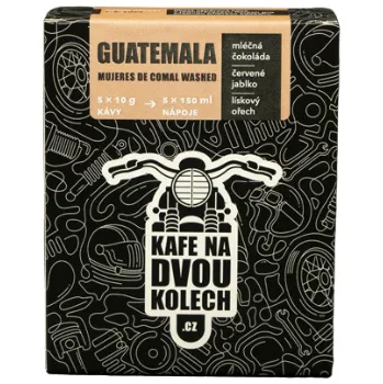 Káva Káva pro motorkáře Guatemala Mujeres de Comal Washed drip bagy ( balení 5 ks)