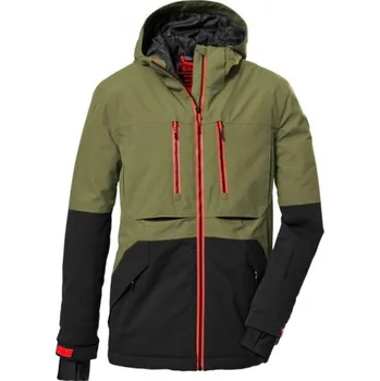 Chlapecká bunda dětská bunda Killtec KSW 127 Ski Jacket, olive - vel. 140 123010