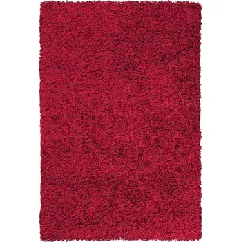 Koberec Ayyildiz Hali Kusový koberec Life Shaggy 1500 kruh 80cmRed (barva: červená)