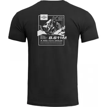 Pánská móda Pentagon® Tactical Pánské tričko K2 Mountain Pentagon®, Barva: Černá, Velikost: S