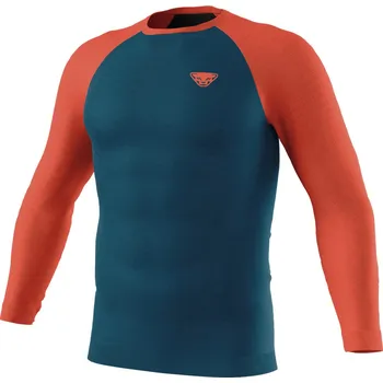 Horolezectví Triko Dynafit Tour Light Merino dawn 24/25 Barva: modrá / oranžová, Velikost: XXL