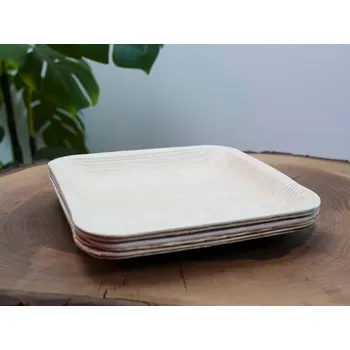 Talíř Bio Talíř z Palmového Listu 21x21 cm (5ks)