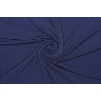 Úplet polyester tenký - Tmavě modrá