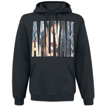 Pánská mikina Mikina s kapucí z Aaliyah - Photo Logo - Muži - černá