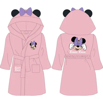 Dívčí župan Minnie Mouse - licence Dívčí župan - Minnie Mouse 5240B604, růžová Barva: Růžová, Velikost: 98
