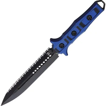 kapesní nůž Heretic Knives Nephilim Black Elmax Blue G10