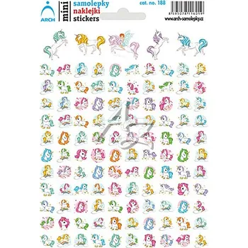 samolepka školní minisamolepky, Jednorožci