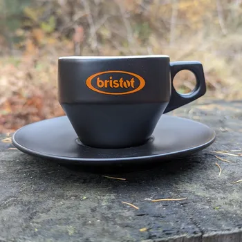 Bristot Dolomit Nero - šálek na kapučíno