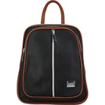 Módní dámský koženkový batoh Florence, černo-hnědý