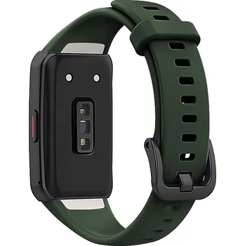 Příslušenství k chytrým hodinkám Jednobarevný náhradní řemínek pro Honor Band 6 Barva: Tmavě zelená, Pro Přístroj: Honor Band 6