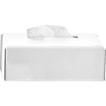 Decor Walther, Box na kapesníky Nappa 24 cm bílý - Formadore