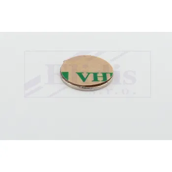 Dekorativní magnet Neodymový magnet válec N35 D10x1mm s lepenkou 3M VHB9473PC