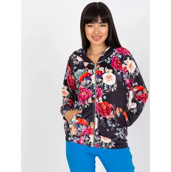 Dámská mikina Rue Paris Dámská mikina na zip Lauramurs černá L/XL