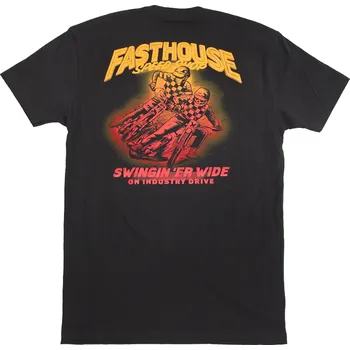 Fasthouse Tracker Tee Black Velikost: M