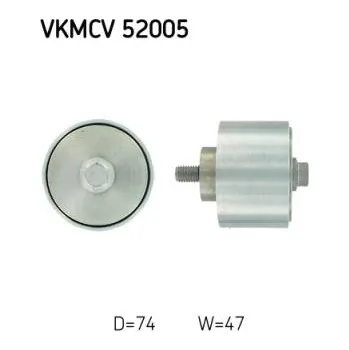 Rozvod motoru Vodící (vratná) kladka klínového řemenu pro IVECO EUROSTAR, EUROTECH, EUROTRAKKER, STRALIS, TRAKKER; ASTRA; IRISBUS (1993-) - SKF 20089