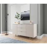 Kombinovaná komoda Nubia - kašmír / zlatobéžová