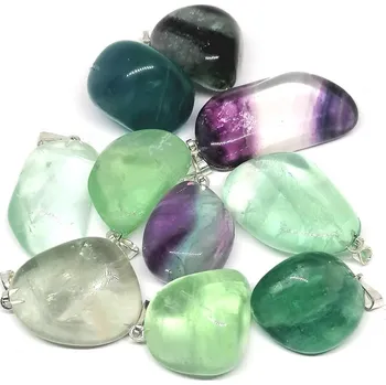 Přívěsek Fluorit duhový přívěsek, vel. M