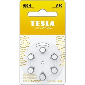 Článková baterie Tesla Knoflíková baterie A10 PR70 6 ks