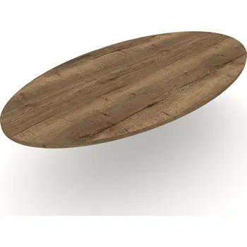 Stolová deska stolová deska elipsa Halifax tabákový Tloušťka: 18 mm, Rozměr (š × h): 1200 × 750 mm