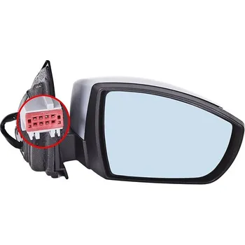 Auto zrcátko ACI zrcátko pro FORD S-MAX 06- pro lak s blikačem, světlem pro nástup (úzký konektor)