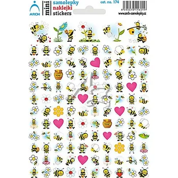samolepka školní minisamolepky, Včeličky