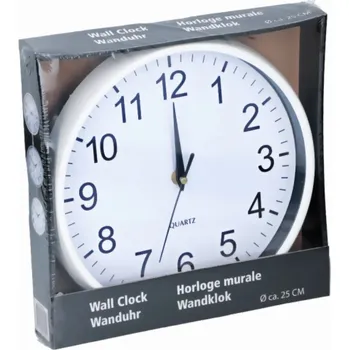 Hodiny Nástěnné hodiny 25 cm černá ED-203254cern