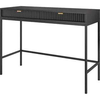 Toaletní stolek Toaletní stolek Nova 104 cm černý/černý rám