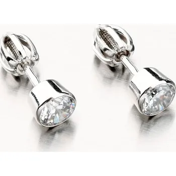 Náušnice Dámské náušnice bílé zlato 585 zirkon 52GZ-3035B-SR