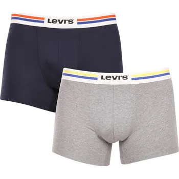 Sada pánského spodního prádla 2PACK pánské boxerky Levis vícebarevné (701222843 009) XXL 701222843 009 Možnost vrácení zboží ZDARMA do 120 dnů!
