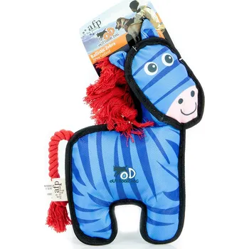 Hračka pro psa AFP ZEBRA, 30 cm, modrá