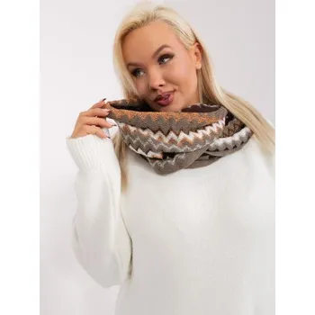 Šála Dámský komín vzorovaný DAF khaki