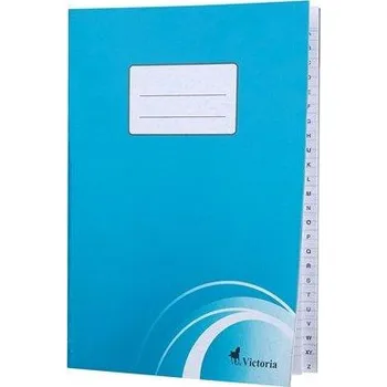 Sešit, abecední, linkovaný, MODRÝ, A4, 80 listů, 1 kus